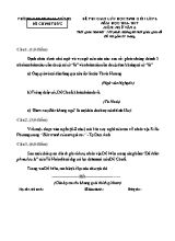Đề thi giao lưu học sinh giỏi môn Ngữ văn Lớp 6 - Năm học 2016-2017 - Phòng GD & ĐT Tam Dương